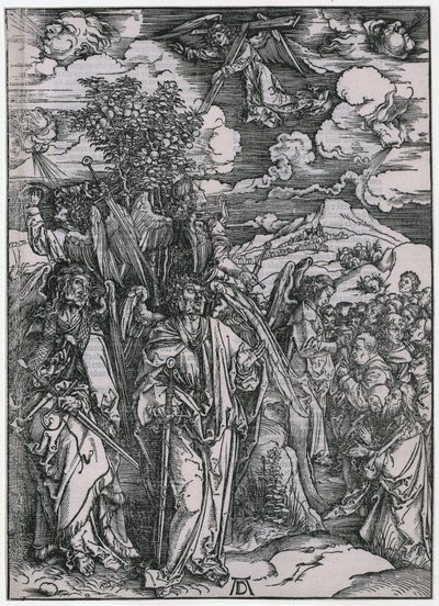 Quatre anges retenant les vents / Le sceau des élus, V. Figure, feuille 7 de la série « L