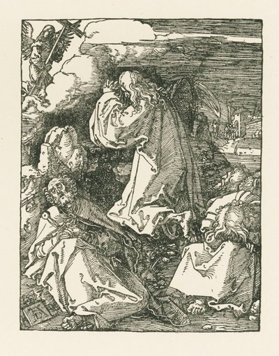 Agonie dans le jardin - Le Christ sur le mont des Oliviers, vers 1510 (gravure sur bois) - Albrecht Dürer or Duerer