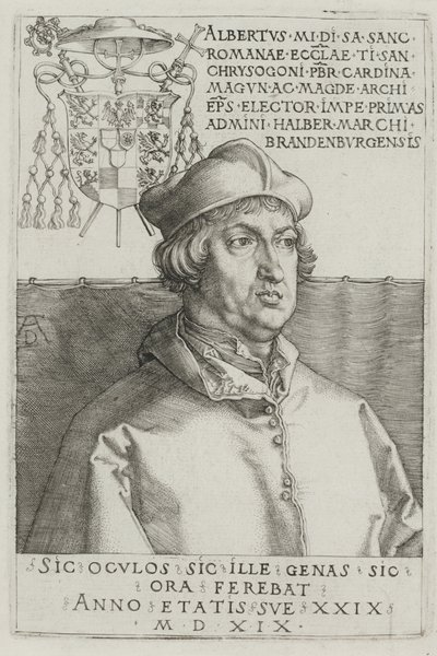 Cardinal Albrecht de Brandebourg - Albrecht Dürer