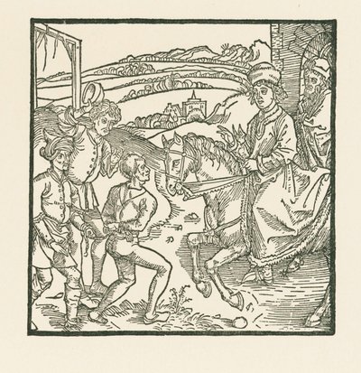 Catonet sauve un malfaiteur de la potence - Albrecht Dürer or Duerer