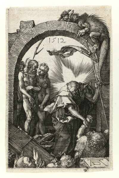 Le Christ aux Limbes (avec Adam et Ève) - Albrecht Dürer