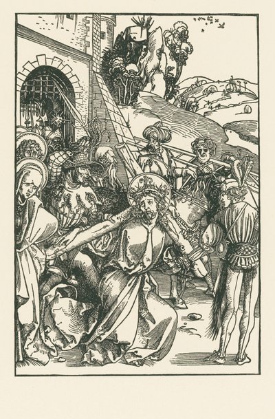 Le Christ portant la croix, vers 1500 (gravure sur bois) - Albrecht Dürer or Duerer