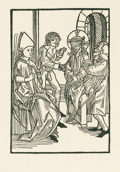 Le Christ devant Caïphe - Albrecht Dürer or Duerer