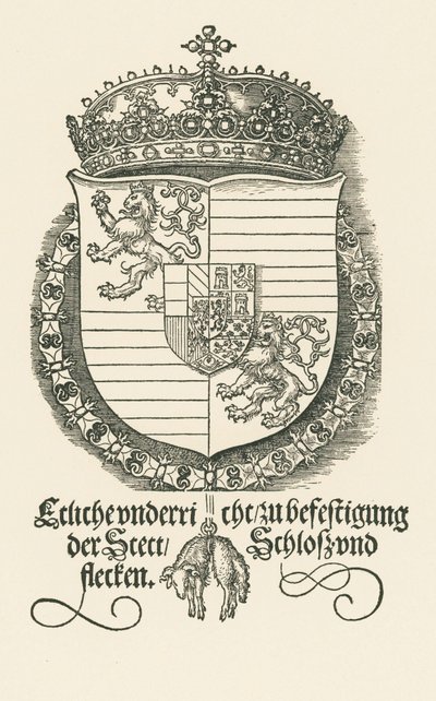 Armoiries de Ferdinand Ier, roi de Bohême et de Hongrie - Albrecht Dürer or Duerer