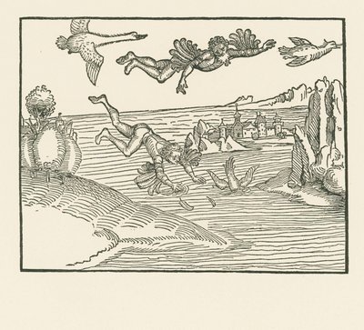 Dédale et Icare - Albrecht Dürer or Duerer