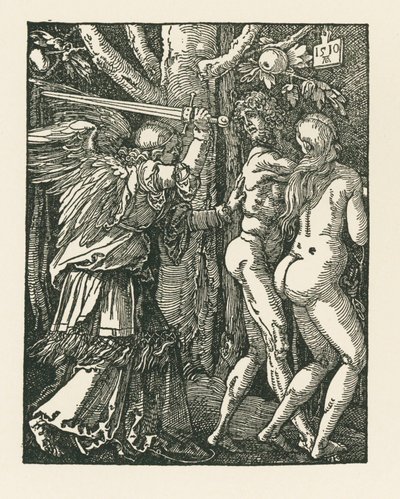 Expulsion du paradis - Albrecht Dürer or Duerer