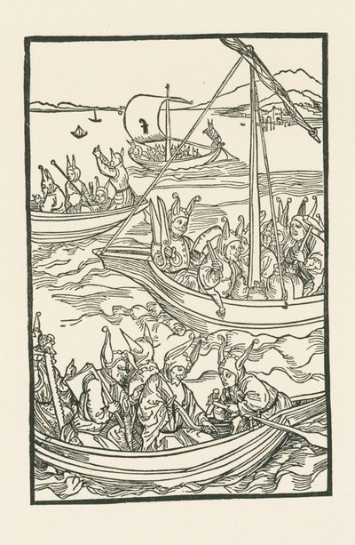 Un bateau de compagnons - Albrecht Dürer or Duerer