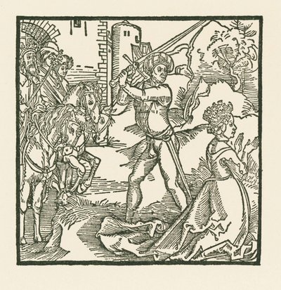 Le roi Jéhu fait décapiter sa femme Jézabel - Albrecht Dürer or Duerer