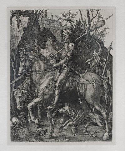 Chevalier, la mort et le diable - Albrecht Dürer or Duerer