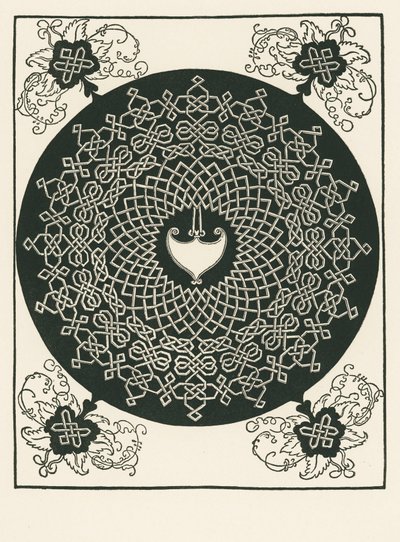 Nœud avec centre en forme de cœur et motif angulaire - Albrecht Dürer or Duerer