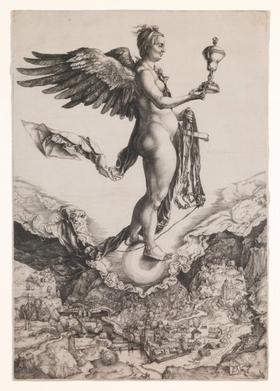 Némésis, vers 1501-2 (gravure) - Albrecht Dürer or Duerer