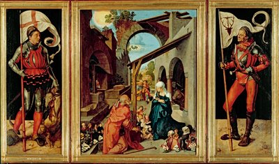 Autel Paumgartner, vers 1500 (huile sur panneau de chaux) - Albrecht Dürer or Duerer