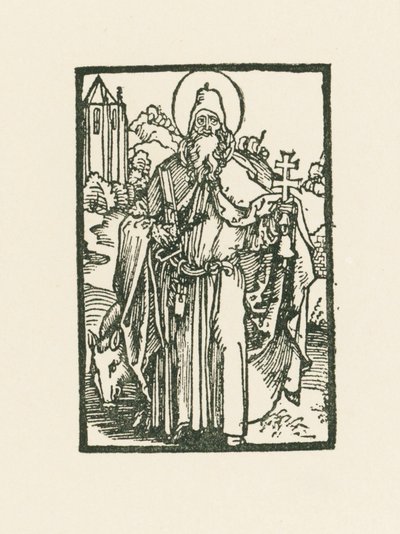 Saint Antoine le Grand - Albrecht Dürer or Duerer