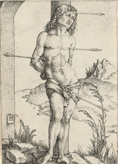 Saint Sébastien attaché à une colonne - Albrecht Dürer