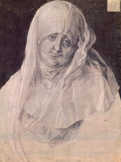 Sainte Anne avec la tête couverte d