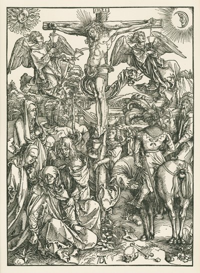 La Crucifixion, vers 1498 (gravure sur bois) - Albrecht Dürer or Duerer