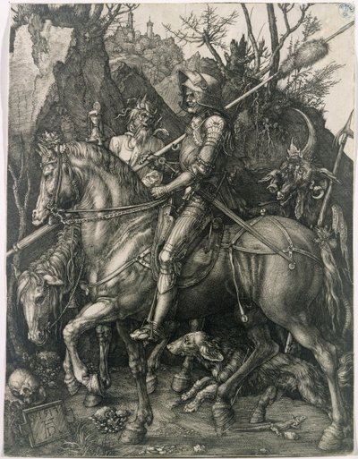 Le chevalier, la mort et le diable - Albrecht Dürer
