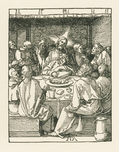 La Cène, vers 1508-09 (gravure sur bois) - Albrecht Dürer or Duerer