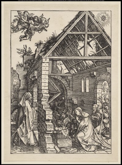 La Vie de la Vierge : La Nativité - Albrecht Dürer