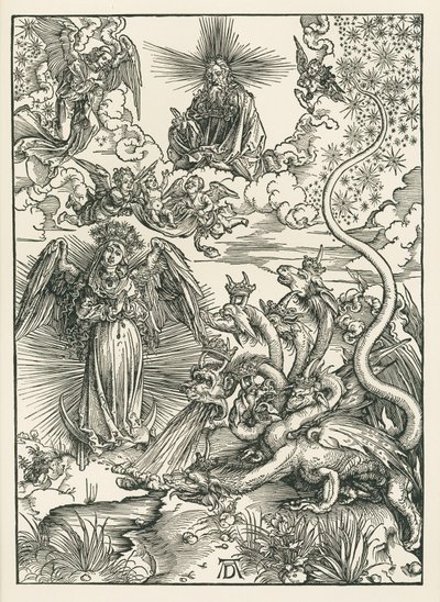 La femme vêtue de soleil et le dragon à sept têtes. L