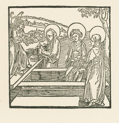Les trois Marie au sépulcre du Christ - Albrecht Dürer or Duerer