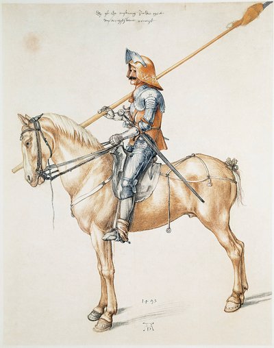 Le chevalier armé Dessin à l