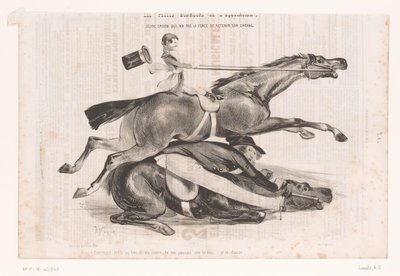 Jeune garçon perd le contrôle de son cheval - Alcide Joseph Lorentz