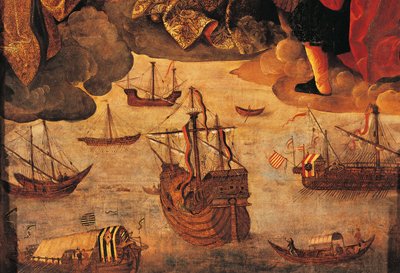 Caravelle espagnole (détail) - Alejo Fernandez