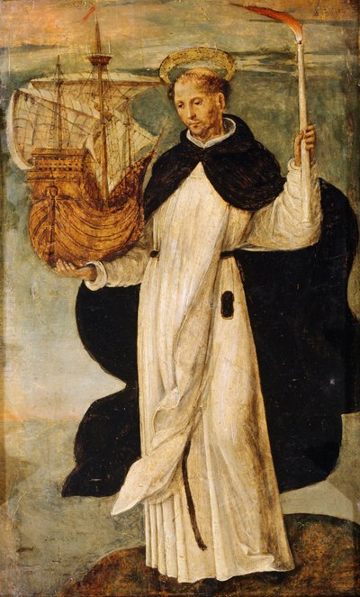 Saint Telmo (détail) - Alejo Fernandez