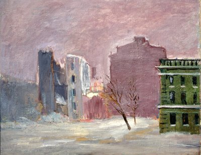 Paysage bloqué - Aleksandr Isaakovich Rusakov