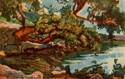 Lac de Nemi, années 1830 - Aleksandr Ivanov