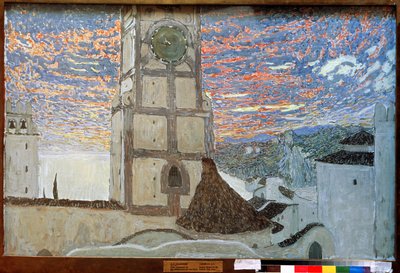 Village sicilien, Décor de scène pour Dom Juan de Molière, 1910 - Aleksandr Jakovlevic Golovin