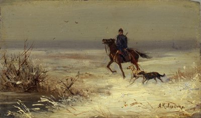 À la chasse, seconde moitié du XIXe siècle - Aleksei Danilovich Kivshenko