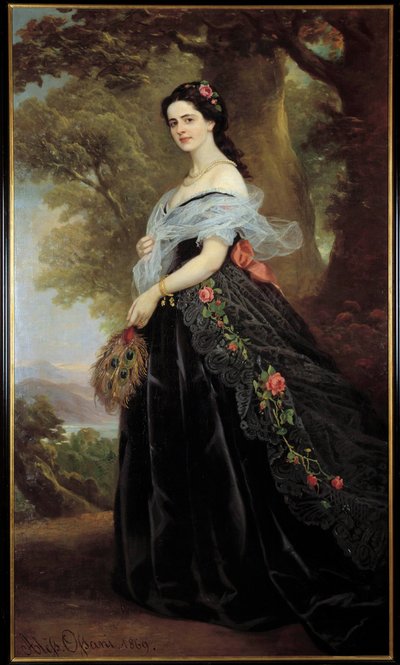 Portrait de la comtesse Juliette Cotti - Alessando Ossani