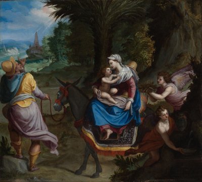 La Fuite en Égypte - Alessandro Allori