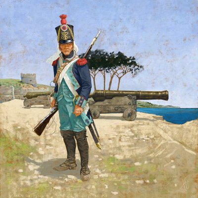 Canonnier des garde-côtes français vers 1810-1813, 2018 - Alessandro Lonati