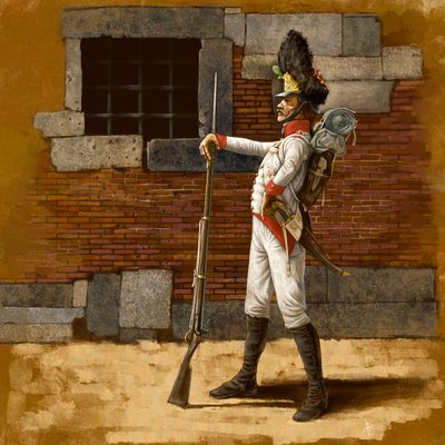 Grenadier de ligne autrichien, vers 1809, 2024 - Alessandro Lonati