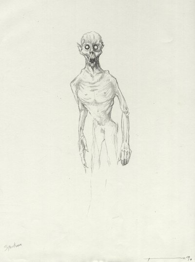Créature légendaire : Chupacabra, vampire sud-américain. Dessin par Alessandro Lonati - Alessandro Lonati
