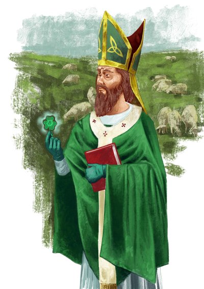 La Saint-Patrick (illustration) - Alessandro Lonati