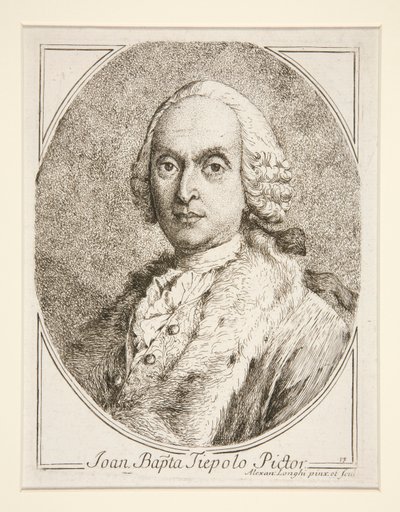 Portrait de G.B. Tiepolo - Alessandro Longhi