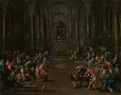 La Synagogue, 172535 - Alessandro Magnasco