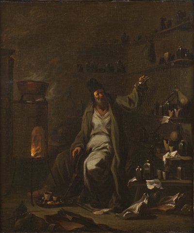 Un alchimiste - Alessandro Magnasco