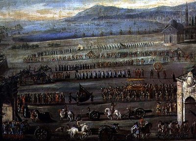 Le cortège funèbre du Doge F. Morosini - Alessandro Piazza