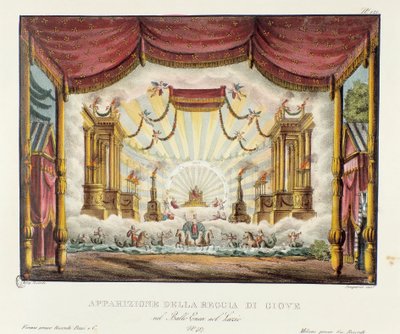 Apparition du royaume de Jupiter - Alessandro Sanquirico