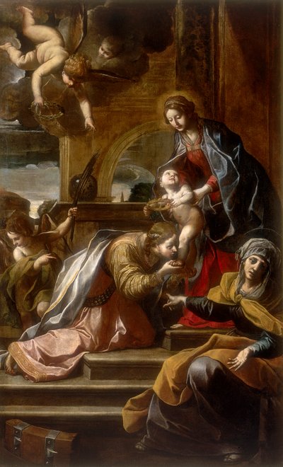 Mariage mystique de Sainte Catherine, œuvre d