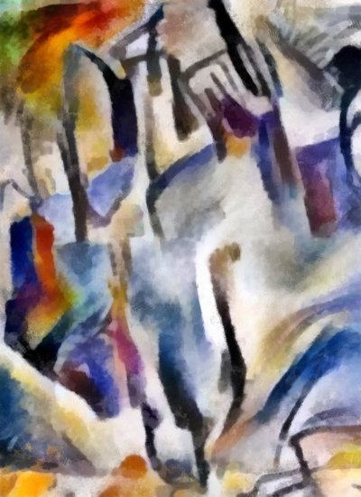 Forêt enneigée - Alex Caminker