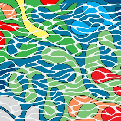 fond de piscine, 2017 - Alex Caminker