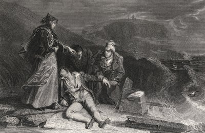 Le sauvetage de Cleveland, gravé par George Presbury, de 