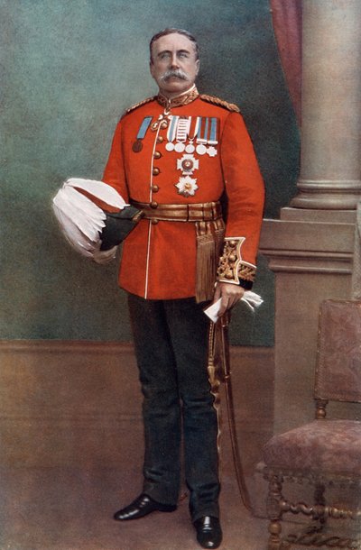 Sir William Lockhart, commandant en chef en Inde, vers 1900-1902 - Alexander Bassano