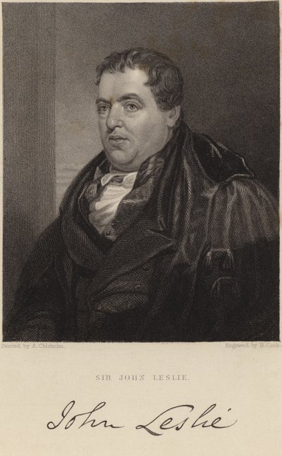 Sir John Leslie - Alexander Chisholm